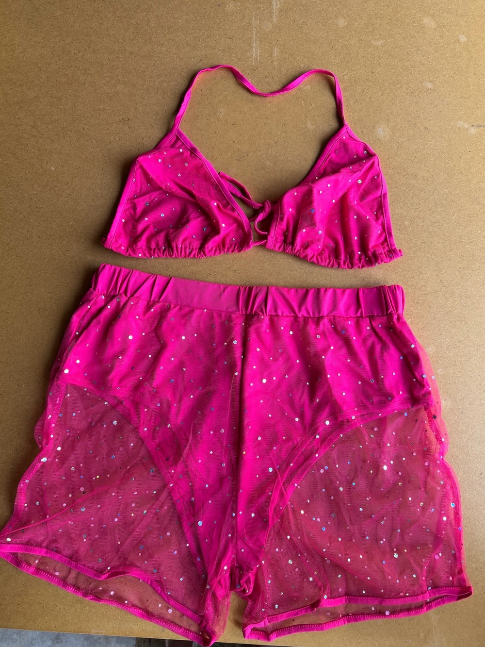 Avanova Women's Two Piece Festival Beach Resort Wear Short Set Size XL #260200